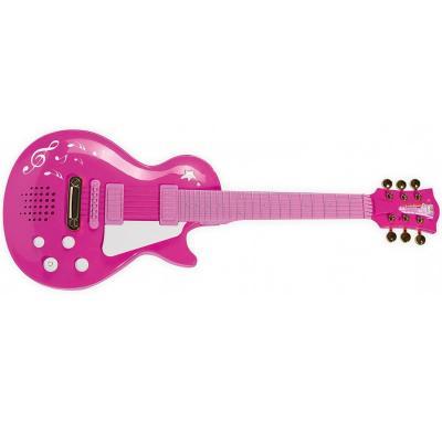 Музична іграшка Simba Електронна Рок-гітара Дівочий стиль з металевими струни (6830693)