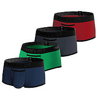 Комплект трусов Sport Black Series 4шт MAN's SET 2XL Разноцветный UN, код: 7796817
