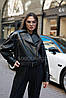 Шкіряна куртка жіноча 
,колір  чорний 💣, фото 10