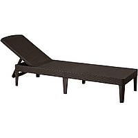 Шезлонг Keter Jaipur Sun lounger коричневый 237958