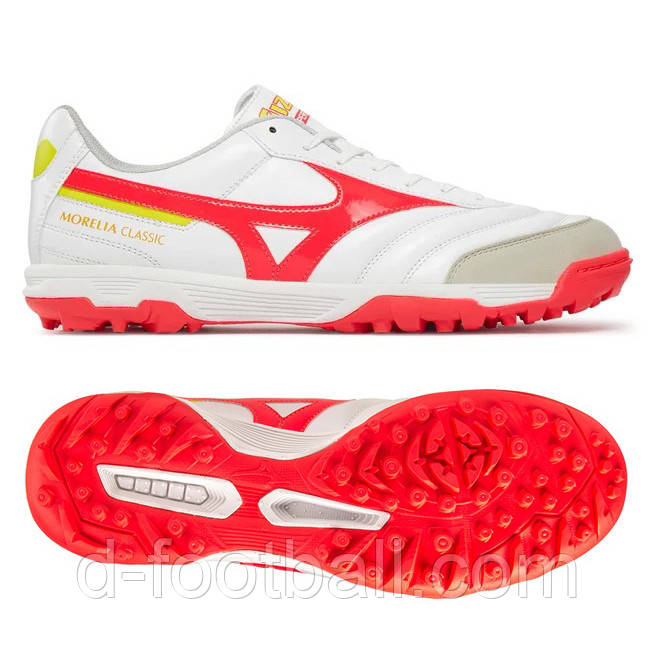 Сороконіжки Mizuno Morelia Sala Classic TF Q1GB2302-64, Білий, Розмір (EU) — 44.5