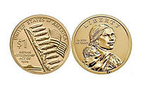 США - 1 доллар 2024 Сакагавея - Индианка - Закон о гражданстве индейцев Р