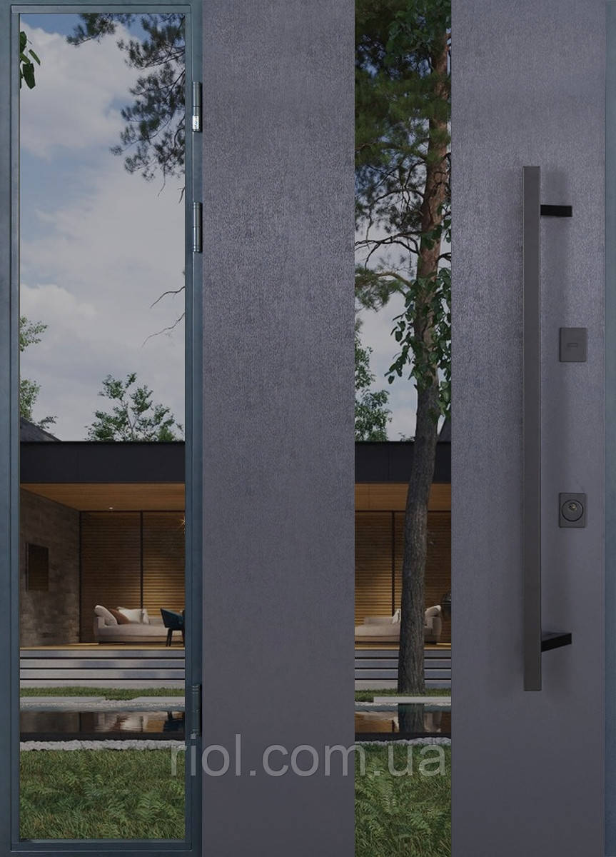 Вхідні нестандартні двері з терморозривом Queen 140-160 FRAME, фото 1