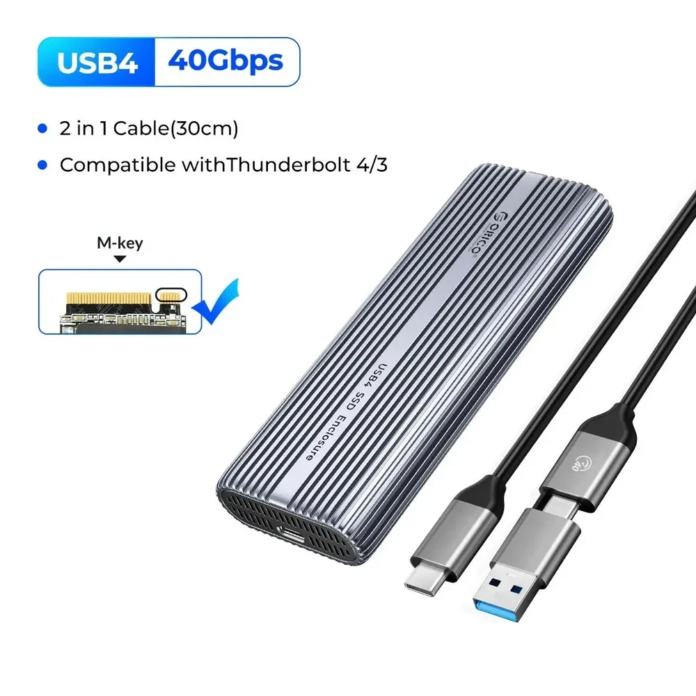 Зовнішня кишеня ORICO USB4 M.2 SSD Case 40Gbps M2 NVMe