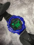 Водонепроникний до 5 атм цифровий годинник Skmei 2110BU Blue, фото 6