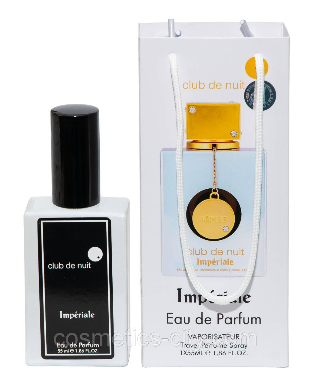 Тестер женский Armaf Club de nuit white Imperial, 50 мл, сумка., фото 1