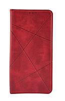 Чехол книжка Business для Samsung Galaxy A22 5G / A226 на магните с подставкой красный