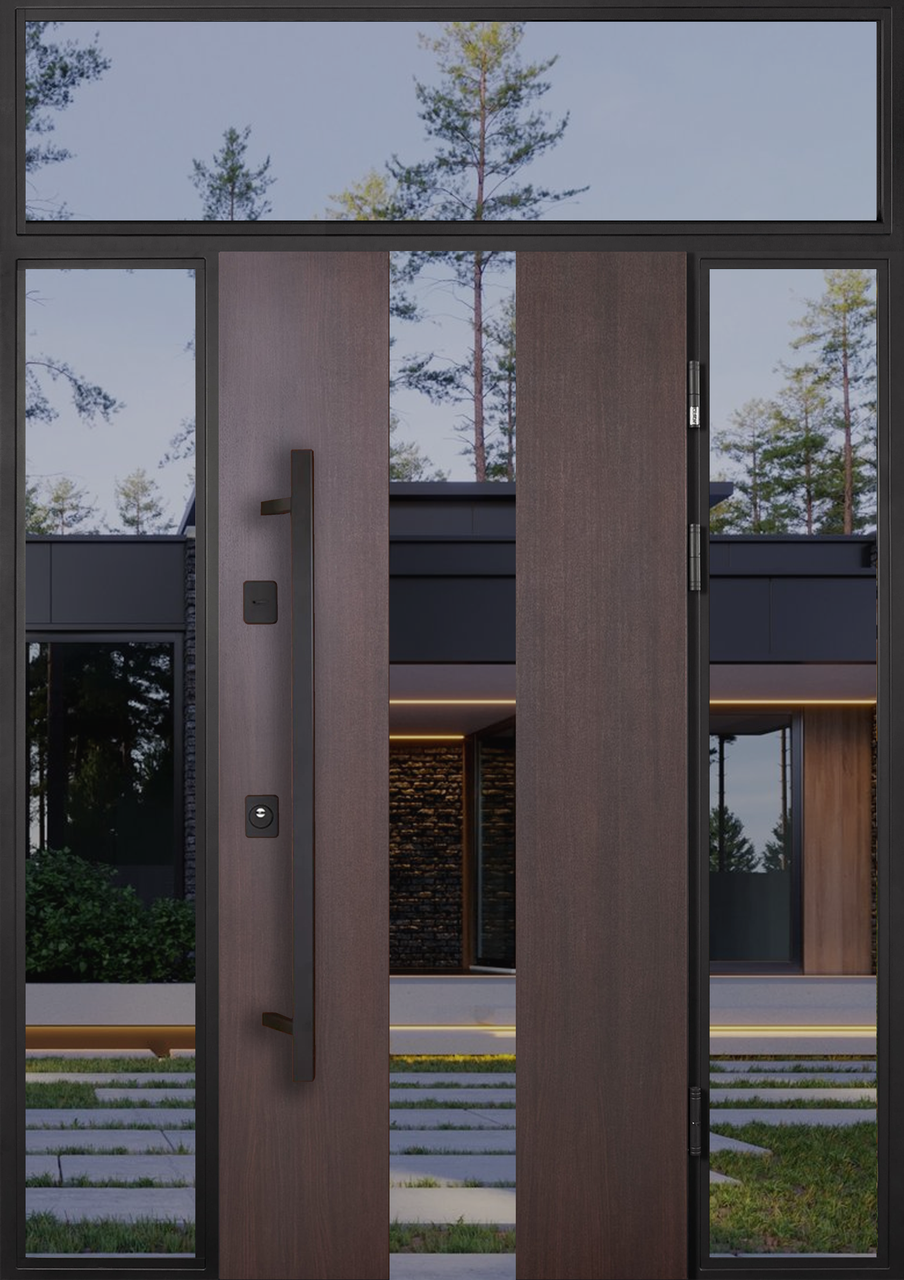 Вхідні нестандартні двері з терморозривом Queen 160-180 FRAME, фото 1