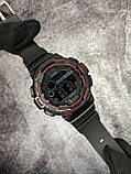 Водонепроникний до 5 атм цифровий годинник Skmei 2110BKRD Black-Red, фото 6