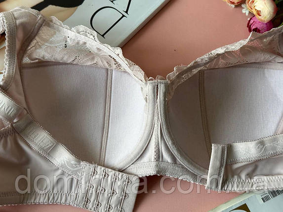 100G Бюстгальтер великого розміру на чашку G, пудра, фото 2