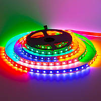 Світлодіодна стрічка адресна AVT 5V smd5050 WS2812B 60 LED/м IP120