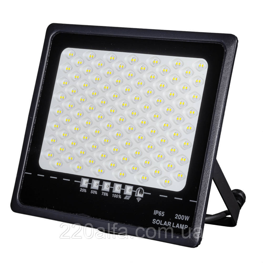 Прожектор на сонячній батареї 200W AVT-1 SUN з пультом, фото 1