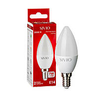 Led-лампа Sivio 7 Вт C37 тепла біла E14 3000K