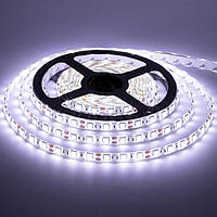 Led стрічка 12В біла smd5730 60LED/m IP20, 1 м