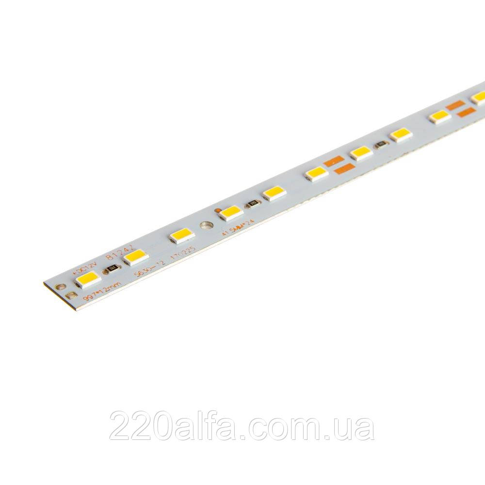 Led лінійка 12 В (скотч) холодна біла smd5530 18Вт IP20 100см