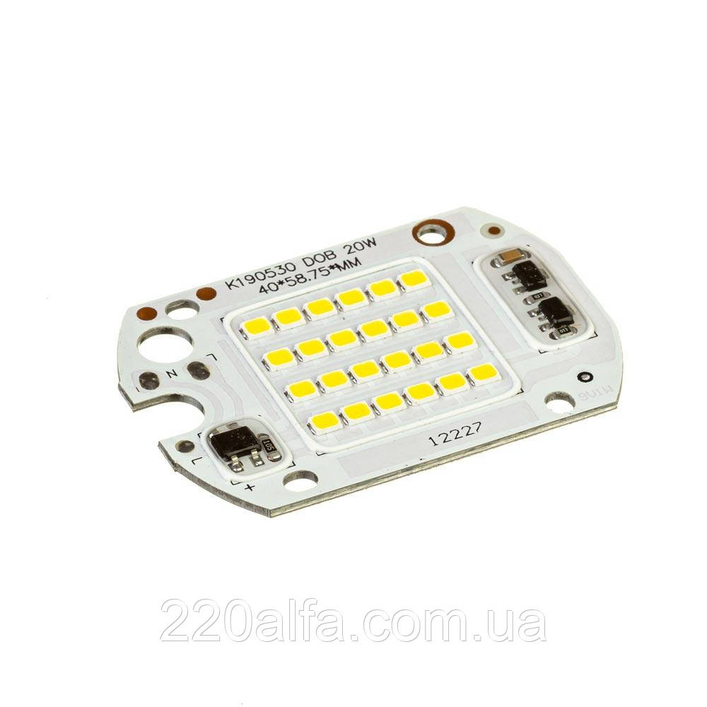 Матриця для освітлення 220 В 20 Вт 6000 К, фото 1