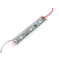 Модуль МТК 12V червоний 3led smd5050 0.72 Вт IP65