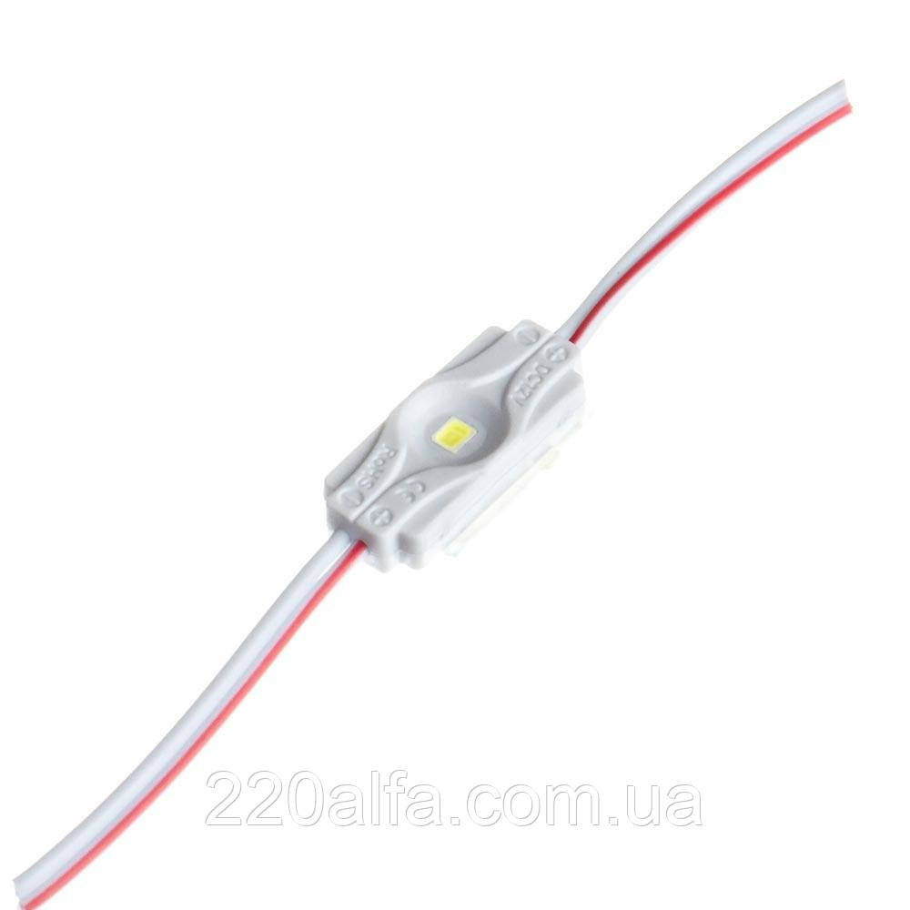 Модуль 12V білий холодний 1led smd2835 1Вт IP65