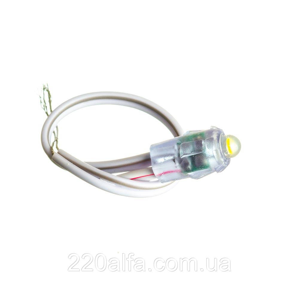 Світлодіодний модуль швидкого монтажу 12 V білий теплий 1led 0.08 W IP65