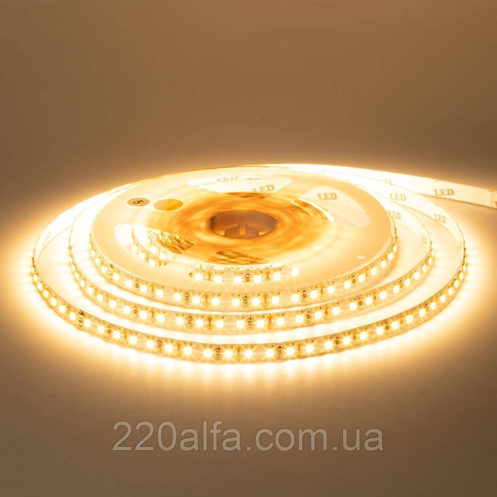 Світлодіодна стрічка 12 В біла тепла New smd3528 120led/м негерметична, 1 м