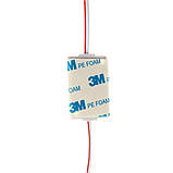 Світлодіодний модуль 12 V білий теплий СІВ круглий 1led 2,4 W IP65, фото 4