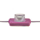 Модуль інжекторний світлодіодний рожевий 12 В smd3030 1LED 1.5 Вт герметичний, фото 4