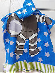 Дитяче пончо мікрофібра По02