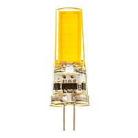 LED лампа G4 12V 5W теплая белая 3000К силикон cob2508 SIVIO