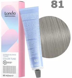 Безамічна фарба для волосся Color Tune Express Blonde Toner/81 — з ефектом відновлення волосся