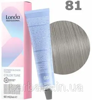 Безамічна фарба для волосся Color Tune Express Blonde Toner/81 — з ефектом відновлення волосся