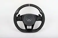 Руль карбоновый Mercedes Мерседес AMG W205 C63 W212 W204 W213 W176 GLB CLS CLA 2012-2019