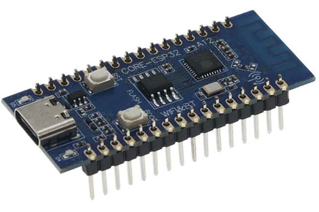 ESP32 C3 Мікроконтролер 2,4 ГГц Wi Fi Плата розробки Двоядерний процесор 160 МГц, припаяні контакти, фото 1