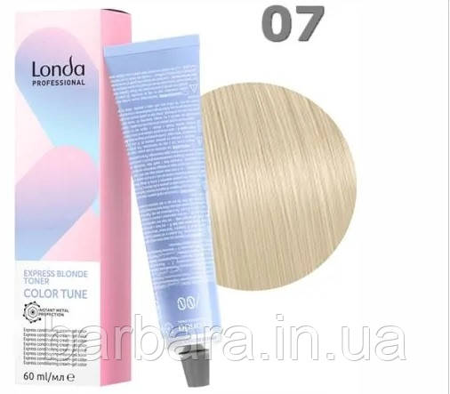 Безамічна фарба для волосся Color Tune Express Blonde — з ефектом відновлення волосся /07