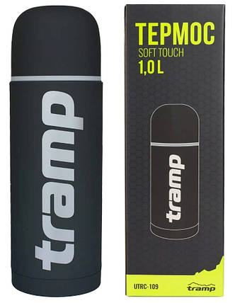 Термос Tramp UTRC-109 Soft Touch, 1 л (Grey), фото 1