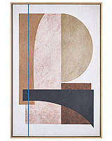 Абстрактная картина на холсте в рамке 63 x 93 см Многоцветный RUFFANO