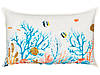 Набір з 2 бавовняних подушок з морським мотивом 30 x 50 см. Різнобарвний EELGRASS, фото 3