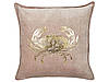 Набір з 2 оксамитових подушок з крабовим мотивом 45 x 45 см. Taupe BOSSIELLA, фото 3