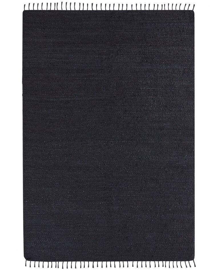 Килимок джутовий 160 x 230 см Чорний SINANKOY