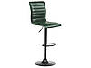 Набір з 2 барних стільців із штучної шкіри зеленого кольору LUCERNE II, фото 3