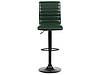 Набір з 2 барних стільців із штучної шкіри зеленого кольору LUCERNE II, фото 4