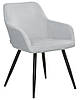 Комплект із 2 оксамитових стільців Світло-сірий CASMALIA, фото 3