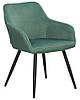 Комплект із 2 оксамитових стільців Зелений CASMALIA, фото 3