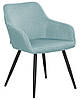 Комплект із 2 оксамитових стільців Блакитний CASMALIA, фото 3