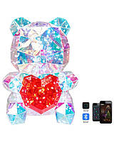 Умное светодиодное украшение с приложением Teddy Bear Multicolor RIGEL