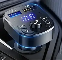 Автомобільний MP3-плеєр Dual Usb Швидкий зарядний пристрій Fm Bluetooth-приймач