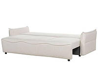 Тканевый диван-кровать с ящиком для хранения Белый KRAMA