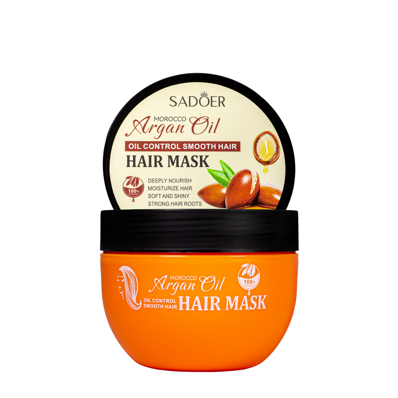 Маска для волосся з олією аргани Sadoer Oil Control Smooth Hair Mask 250 мл SD94969