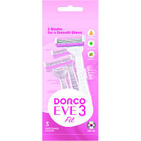 Бритва Dorco EVE 3 Fit для жінок 3 леза 3 шт. (8801038590769)