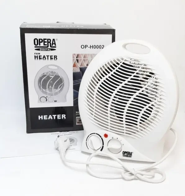 Електричний тепловентилятор Opera OP-H0002 Digital Heater тепловентилятор підлоговий настільний 2кВт - фото 3 - id-p2182236658