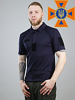 Футболка поло Cool-Max МЧС (футболка polo, одежда для пожарных)